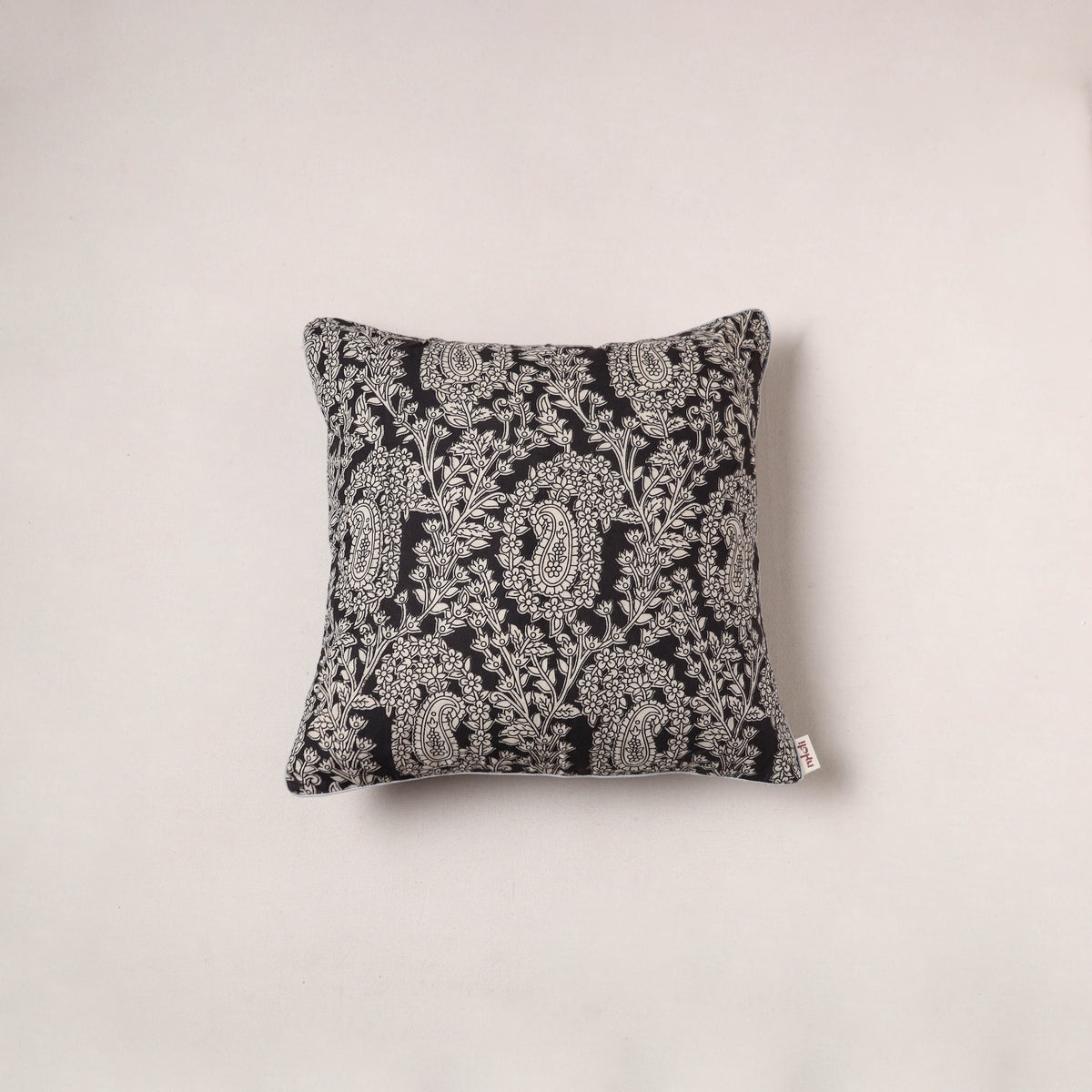 Kalamkari Print Cushion Cover (16 x 16 in) 182