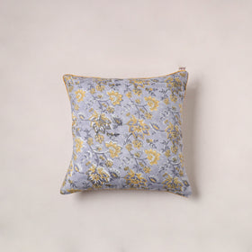 Sanganeri floral print cushion cover (16 x 16 in) 186