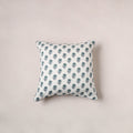Sanganeri Floral Print Cushion Cover (16 x 16 in) 187