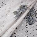 Sanganeri Hand Block Print Pure Cotton Floral Hakoba Fabric 01