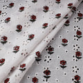 Sanganeri Hand Block Print Pure Cotton Floral Hakoba Fabric 03