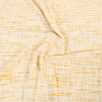 Yellow - Pure Handloom Cotton Double Bed Cover from Bijnor 13