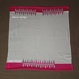 Bengal Kantha Hand Embroidered Cotton Blouse Piece 100