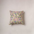 Sanganeri Floral Print Cushion Cover (16 x 16 in) 190