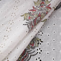 Sanganeri Hand Block Print Pure Cotton Floral Hakoba Fabric 04