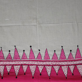 Bengal Kantha Hand Embroidered Cotton Blouse Piece 100