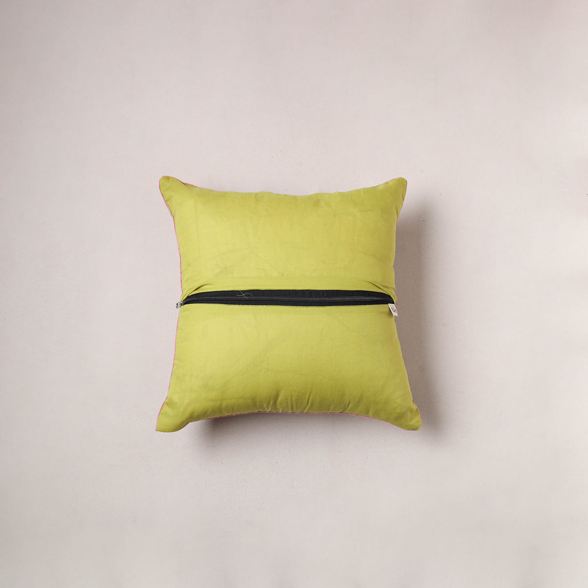 Sanganeri Floral Print Cushion Cover (16 x 16 in) 190