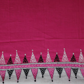 Bengal Kantha Hand Embroidered Cotton Blouse Piece 99