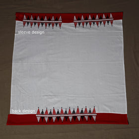 Bengal Kantha Hand Embroidered Cotton Blouse Piece 98