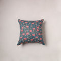 Sanganeri Floral Print Cushion Cover (16 x 16 in) 191