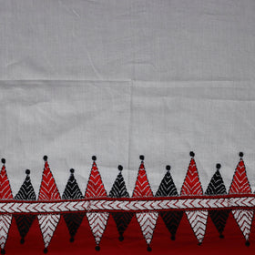 Bengal Kantha Hand Embroidered Cotton Blouse Piece 98