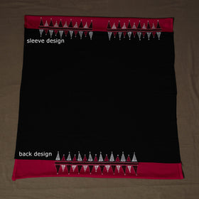 Bengal Kantha Hand Embroidered Cotton Blouse Piece 97