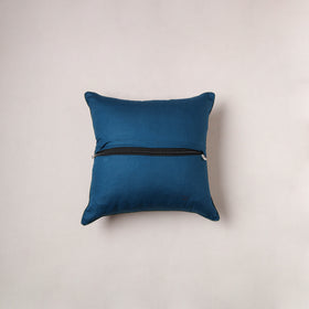 Sanganeri Floral Print Cushion Cover (16 x 16 in) 191