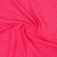 Pink - Pure Handloom Cotton Double Bed Cover from Bijnor 15