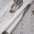 Sanganeri Hand Block Print Pure Cotton Floral Hakoba Fabric 07