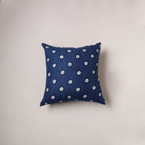 Indigo Bagru Print Cushion Cover (16 x 16 in) 195