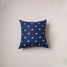 Indigo bagru print cushion cover (16 x 16 in) 195