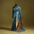 Handloom Tussar Silk Zari Border Bhagalpuri Saree 05