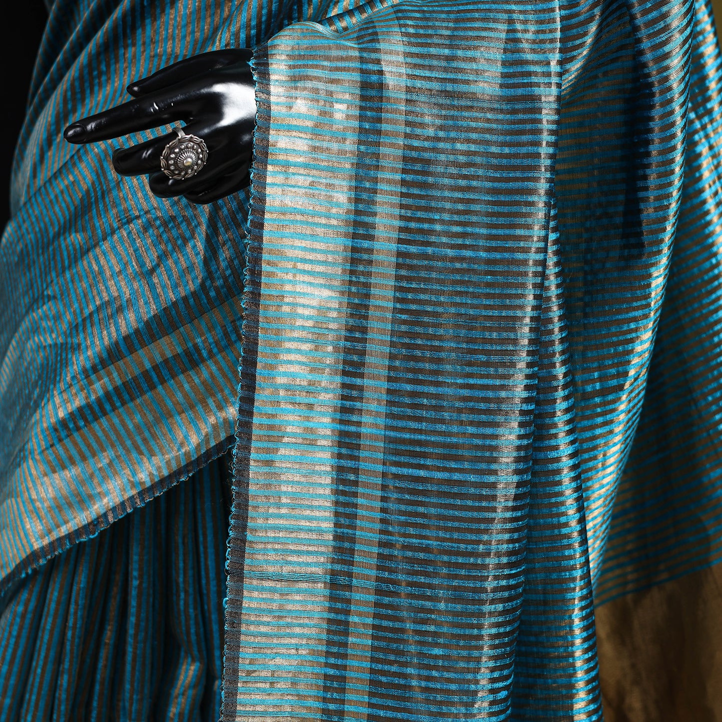 Handloom Tussar Silk Zari Border Bhagalpuri Saree 05