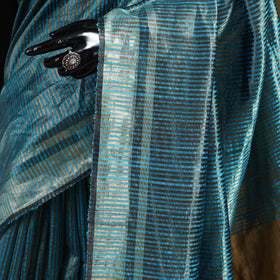 Handloom Tussar Silk Zari Border Bhagalpuri Saree 05