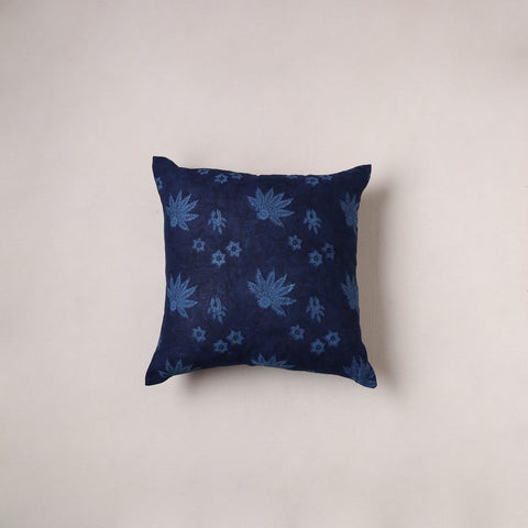 Indigo Bagru Print Cushion Cover (16 x 16 in) 196