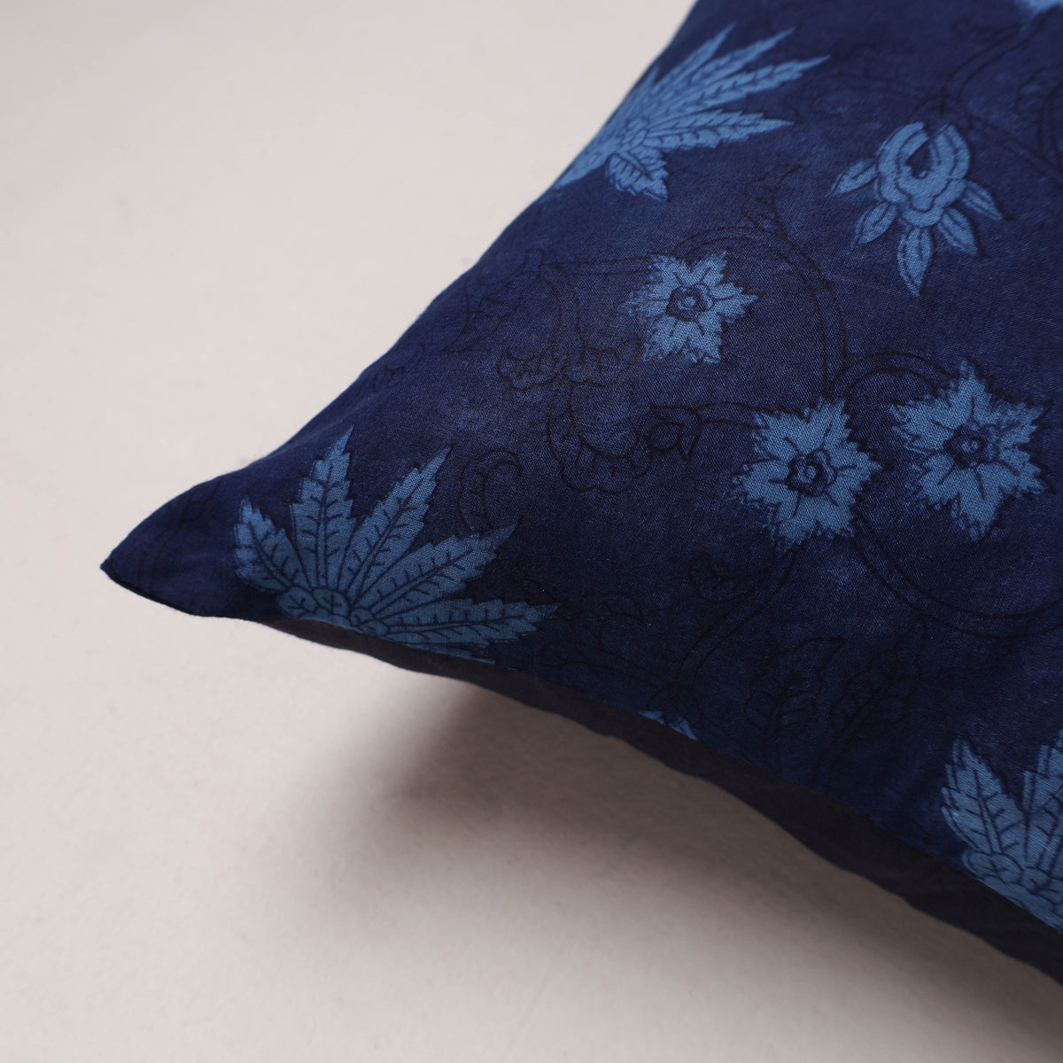 Indigo Bagru Print Cushion Cover (16 x 16 in) 196