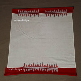 Bengal Kantha Hand Embroidered Cotton Blouse Piece 91