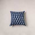 Indigo Bagru Print Cushion Cover (16 x 16 in) 198