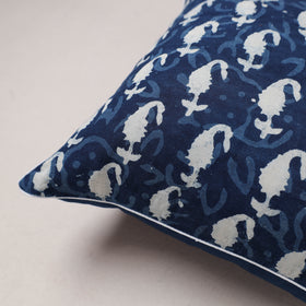 Indigo Bagru Print Cushion Cover (16 x 16 in) 198