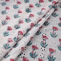 Sanganeri Hand Block Print Pure Cotton Floral Hakoba Fabric 11