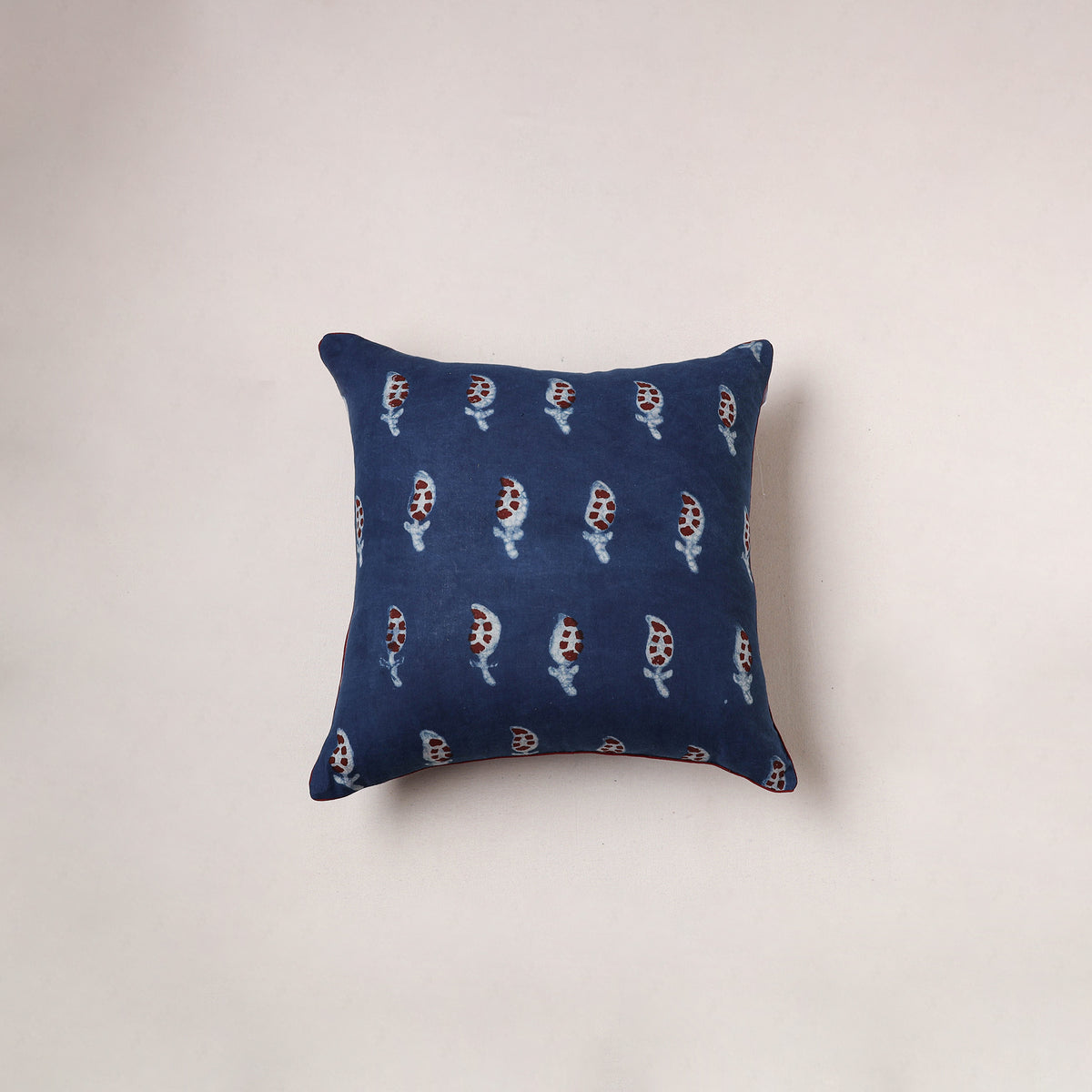 Indigo Bagru Print Cushion Cover (16 x 16 in) 199