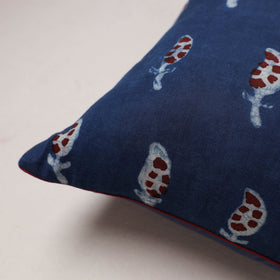 Indigo Bagru Print Cushion Cover (16 x 16 in) 199