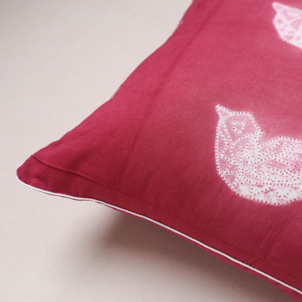 Shibori Tie-Dye Cushion Cover (16 x 16 in) 201