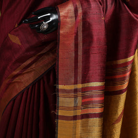 Handloom Tussar Silk Zari Border Bhagalpuri Saree 08