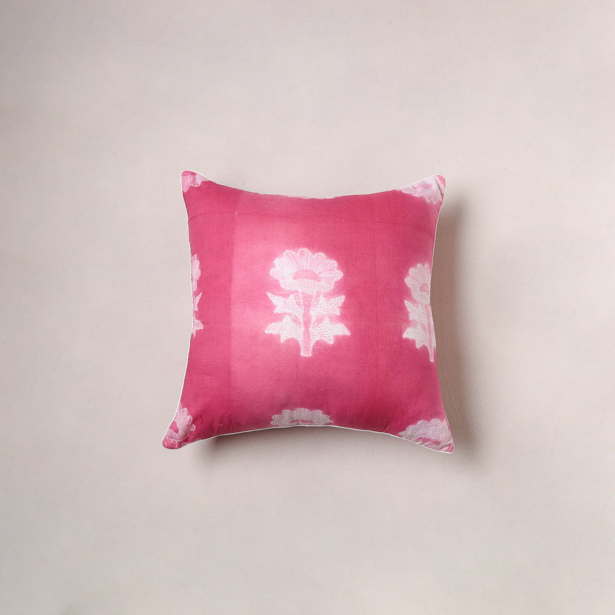 Shibori Tie-Dye Cushion Cover (16 x 16 in) 203