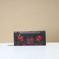 Authentic Kashmiri Crewel Embroidery Velvet Travel Wallet 66