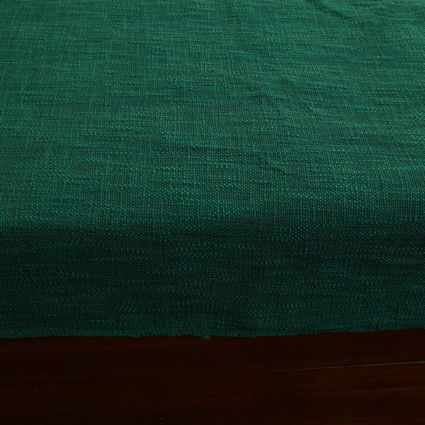 Green - Pure Handloom Cotton Double Bed Cover from Bijnor 22