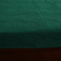 Green - Pure Handloom Cotton Double Bed Cover from Bijnor 22