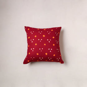 Bandhani tie-dye cushion cover (16 x 16 in) 204