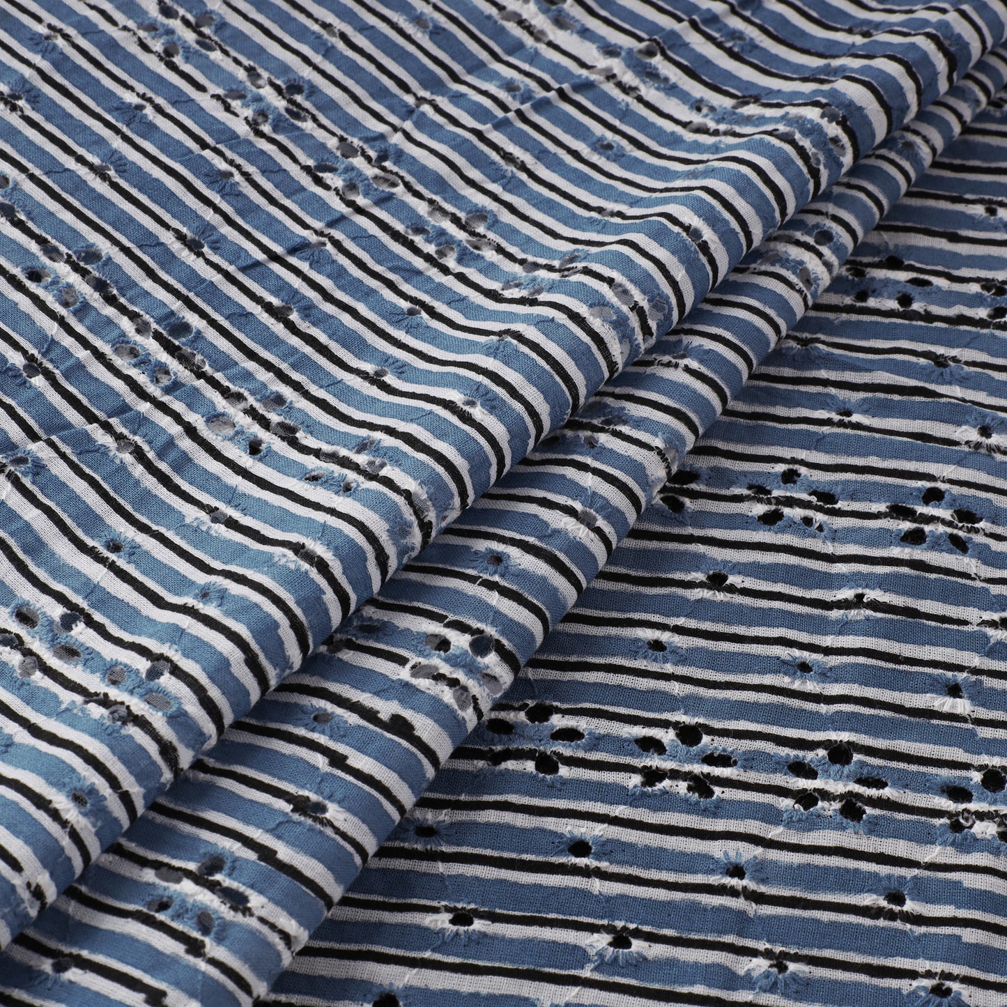 Sanganeri Hand Block Print Pure Cotton Floral Hakoba Fabric 19