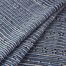 Sanganeri Hand Block Print Pure Cotton Floral Hakoba Fabric 19