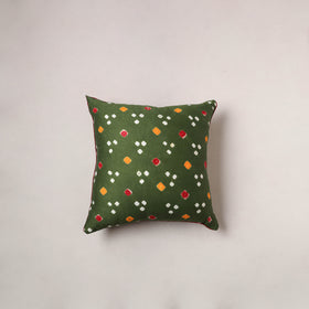 Bandhani Tie-Dye Cushion Cover (16 x 16 in) 205