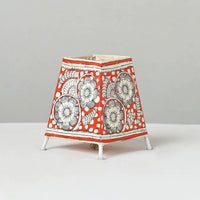 Handpainted Tholu Bommalata Leather Table Lamp (Small) 26