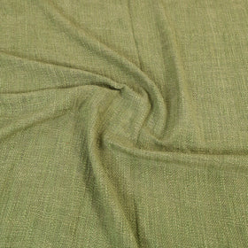 Green - pure handloom cotton double bed cover from bijnor