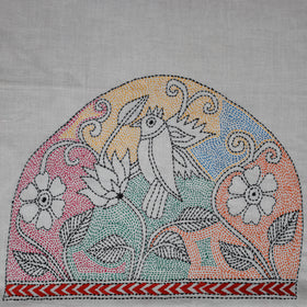 Bengal Kantha Hand Embroidered Cotton Blouse Piece 81
