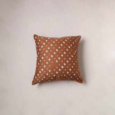 Bandhani Tie-Dye Cushion Cover (16 x 16 in) 207