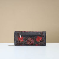 Authentic Kashmiri Crewel Embroidery Velvet Travel Wallet 72