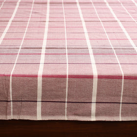 Purple - single handloom cotton bed sheet (90 x 60 in) 124