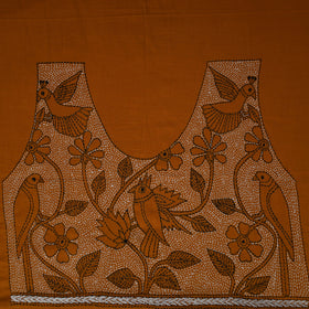 Bengal Kantha Hand Embroidered Cotton Blouse Piece 79