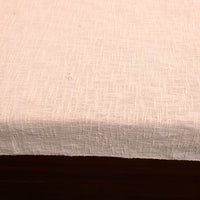 Off White - Pure Handloom Cotton Double Bed Cover from Bijnor 27